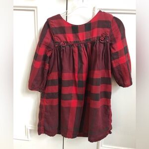 Burberry girls red dress
